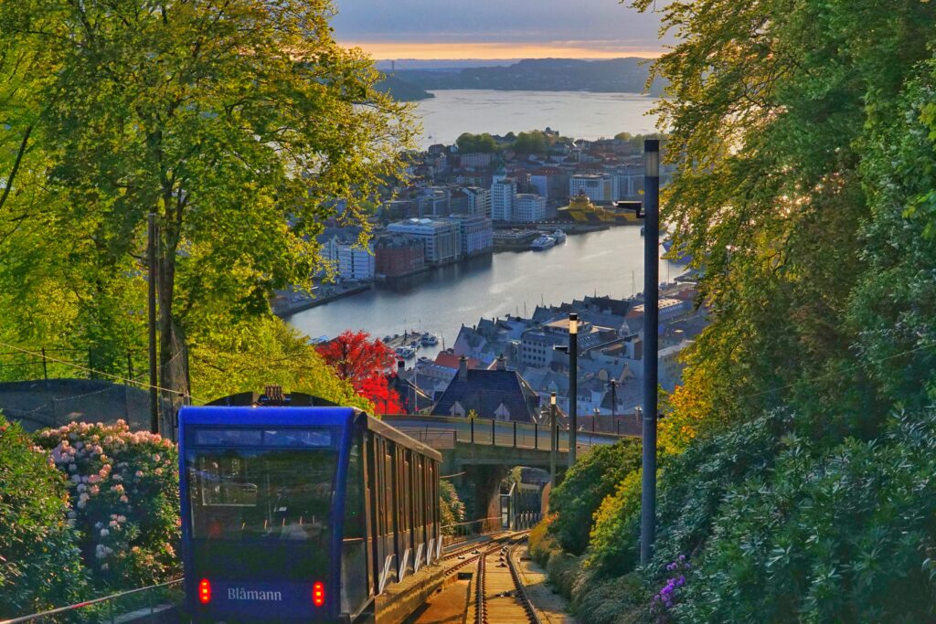 city break w bergen fiordy norwegii